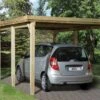 Carport Bois Optima 1 Voiture (Plusieurs Tailles) -Solid || Axi || EXIT TOYS Soldes Boutique carport bois optima 1