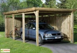 Carport Bois Optima 1 Voiture (Plusieurs Tailles) -Solid || Axi || EXIT TOYS Soldes Boutique carport bois optima 2