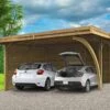 Solid Carport En Bois Traité Autoclave (5x6m) -Solid || Axi || EXIT TOYS Soldes Boutique carport bois traite autoclave 6 5metres