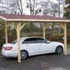 Carport Bois Toit 1 Pente + Bardeaux Bitumés – 5 X 3 M -Solid || Axi || EXIT TOYS Soldes Boutique carport bois traite monopente bardeaux bitumes 1 voiture 5m