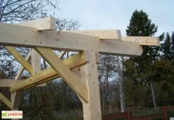 Carport Bois Toit 2 Pentes Pour Tuiles (Sans Couverture) – 5 X 3,5 M -Solid || Axi || EXIT TOYS Soldes Boutique carport bois traite toiture preparation tuile sans couverture 1