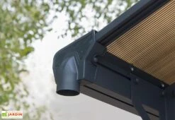 Carport Camping-Car Aluminium/Polycarbonate Alpine 10600 38 M² -Solid || Axi || EXIT TOYS Soldes Boutique carport camping car aluminium polycarbonate alpine palram gouttieres