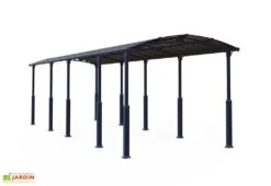 Carport Camping-Car Aluminium/Polycarbonate Alpine 10600 38 M² -Solid || Axi || EXIT TOYS Soldes Boutique carport camping car aluminium polycarbonate arcadia alpine 10600 38 m 1