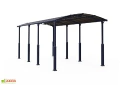 Carport Camping-car Alpine 8,63 X 3,52 M Gris | Palram - Canopia -Solid || Axi || EXIT TOYS Soldes Boutique carport camping car aluminium polycarbonate arcadia alpine 8500 30 m 1