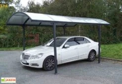 Carport Design En Aluminium à Toit Rond En Polycarbonate 305x485x250 -Solid || Axi || EXIT TOYS Soldes Boutique carport design en aluminium a toit rond en polycarbonate 305x485x250 3