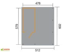 Carport En Bois PLUS XL (5x6) -Solid || Axi || EXIT TOYS Soldes Boutique carport en bois plus xl 5x6 1