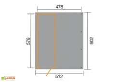 Carport En Bois PLUS XL (5x6) -Solid || Axi || EXIT TOYS Soldes Boutique carport en bois plus xl 5x6 2