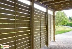 Carport En Bois Traité 2 Voitures 38 M² - Shelty 2 -Solid || Axi || EXIT TOYS Soldes Boutique carport shelty deux voiture 4