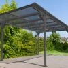 Carport Simple En Aluminium Et Polycarbonate Anthracite - 15,34 M² -Solid || Axi || EXIT TOYS Soldes Boutique carport simple alu polycarbonate