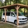 Carport Simple En Bois Douglas Sans Couverture -Solid || Axi || EXIT TOYS Soldes Boutique carport simple bois douglas