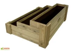 Carré Potager 3 étages En Bois De Pin Traité - 120 X 80 X 40 Cm -Solid || Axi || EXIT TOYS Soldes Boutique carre potager 3 etages bois