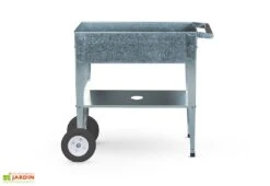 Carré Potager Sur Pieds Avec Roulettes - Barcelona -Solid || Axi || EXIT TOYS Soldes Boutique carre potager argent culture