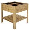 Carré Potager En Bois Autoclave Sur Pieds 80 X 80 Cm H. 88 Cm - Rezekne -Solid || Axi || EXIT TOYS Soldes Boutique carre potager bois sureleve ekju 253394