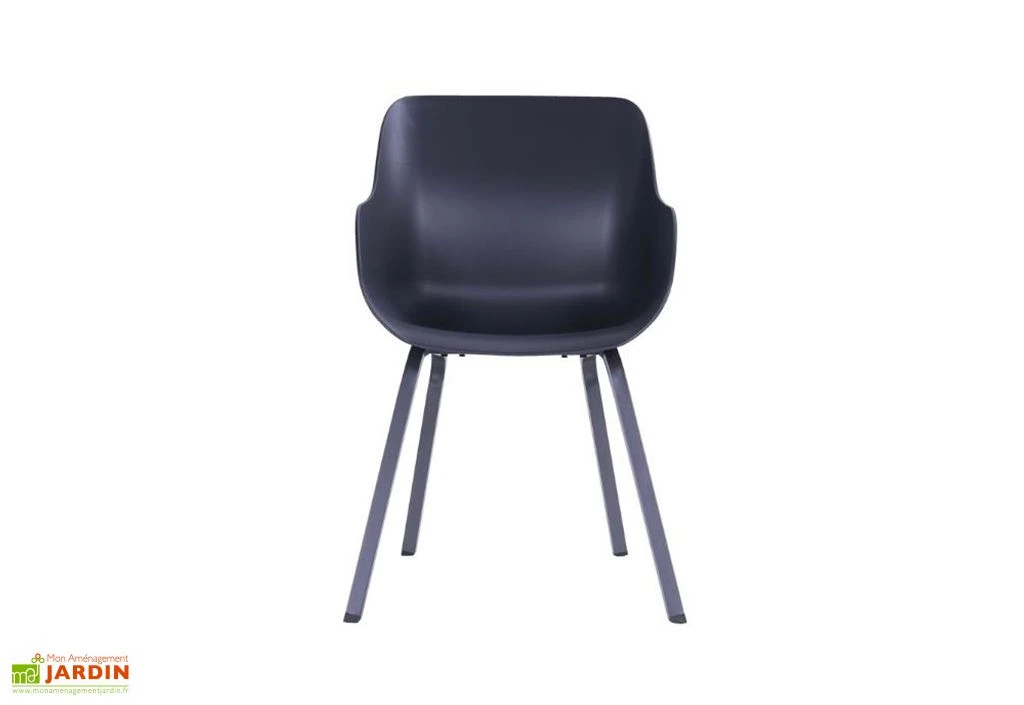 Chaise De Jardin Aluminium Et Résine Sophie Element Organic (Lot De 2) 5 Chaise De Jardin Aluminium Et Résine Sophie Element Organic (Lot De 2) – Image 3
