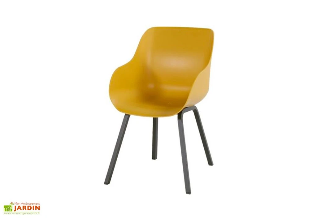 Chaise De Jardin Aluminium Et Résine Sophie Element Organic (Lot De 2) 6 Chaise De Jardin Aluminium Et Résine Sophie Element Organic (Lot De 2) – Image 4