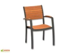 Chaise De Jardin En Bois D’Eucalyptus Et Aluminium Flamingo