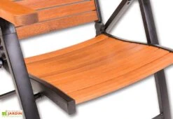 Chaise De Jardin Pliante En Bois D’Eucalyptus Et Aluminium Flamingo -Solid || Axi || EXIT TOYS Soldes Boutique chaise jardin pliante bois eucalyptus aluminium flamingo 1