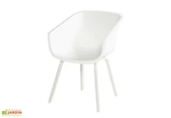 Chaise De Jardin En Résine Et Aluminium Amalia (lot De 2) -Solid || Axi || EXIT TOYS Soldes Boutique chaise jardin resine aluminium amalia blanc