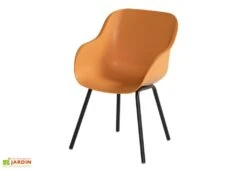 Chaise De Jardin Résine Et Aluminium Sophie Rondo Elegance (lot De 2) -Solid || Axi || EXIT TOYS Soldes Boutique chaise jardin resine hartman orange