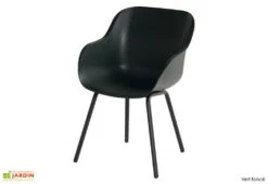 Chaise De Jardin Résine Et Aluminium Sophie Rondo Elegance (lot De 2) -Solid || Axi || EXIT TOYS Soldes Boutique chaise jardin resine hartman vert