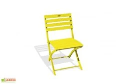 Chaise De Jardin Pliante En Aluminium Marius -Solid || Axi || EXIT TOYS Soldes Boutique chaise pliante aluminium jaune