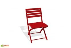 Chaise De Jardin Pliante En Aluminium Marius -Solid || Axi || EXIT TOYS Soldes Boutique chaise pliante aluminium rouge