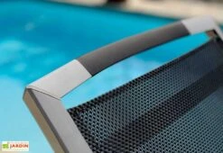 Chaise De Jardin Alu Pliable 6 Positions Trento Gris Graphite (lot De 6) -Solid || Axi || EXIT TOYS Soldes Boutique chaise trento noire 2