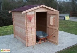 Abri De Jardin En Bois Douglas 20 Mm – 4,71 M² : 2,31 X 2,04 M -Solid || Axi || EXIT TOYS Soldes Boutique chalet jardin bois douglas habrita 20mm