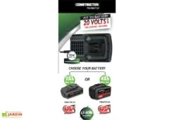 Chargeur Rapide Pour Batterie Lithium 20V PowerShared -Solid || Axi || EXIT TOYS Soldes Boutique chargeur rapide batterie 20v constructor 2