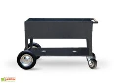 Chariot De Jardinage En Acier à Roulettes - Swivel -Solid || Axi || EXIT TOYS Soldes Boutique chariot carre potager roulettes anthracite