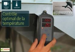 Chauffage Ventilateur D'appoint 2400W Avec Thermostat Digital -Solid || Axi || EXIT TOYS Soldes Boutique chauffage electrique portable serre jardin 2400w 4