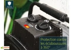 Chauffage Ventilateur D'appoint 2400W Avec Thermostat Digital -Solid || Axi || EXIT TOYS Soldes Boutique chauffage electrique portable serre jardin 2400w 6