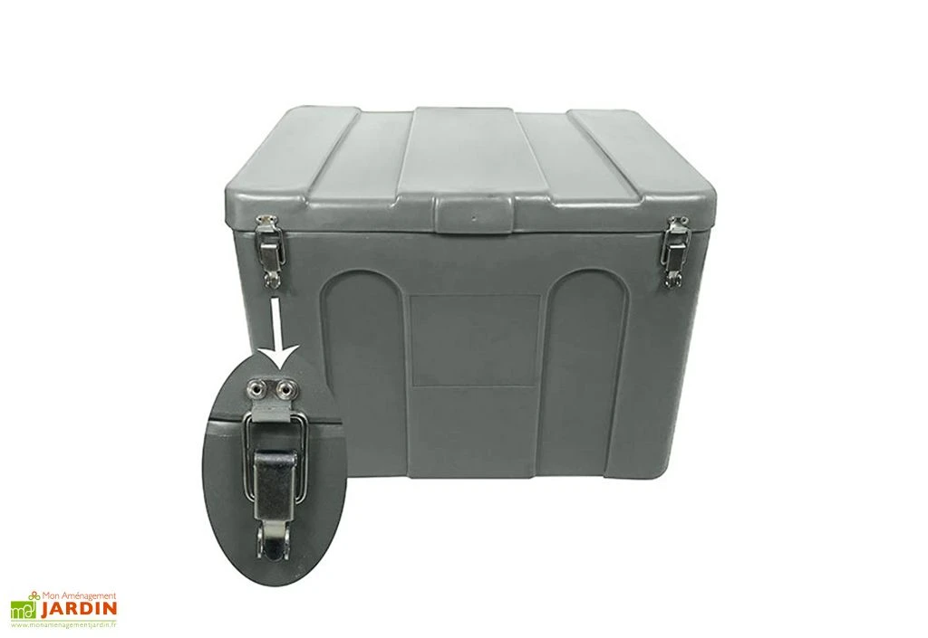Coffre De Jardin Avec Grenouillères Cadenassables – 140 L 3 Coffre De Jardin Avec Grenouillères Cadenassables – 140 L
