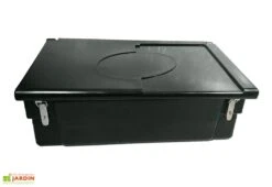 Coffre De Jardin Avec Poignées + Grenouillères + Cadenas – 100 L -Solid || Axi || EXIT TOYS Soldes Boutique coffre jardin 100l cadenas noir