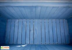 Coffre De Rangement En Bois Lasuré Bleu 127 X 55 Cm -Solid || Axi || EXIT TOYS Soldes Boutique coffre jardin bois lasure bleu 127 x 55 cm 2