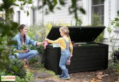 Coffre De Jardin Keter Marron En Résine – Northwood 623 L -Solid || Axi || EXIT TOYS Soldes Boutique coffre jardin keter resine marron northwood box 623l