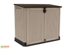 Coffre De Rangement Extérieur En Résine 880 L -Solid || Axi || EXIT TOYS Soldes Boutique coffre rangement exterieur beige