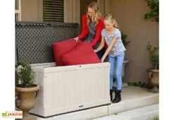 Lifetime Coffre De Rangement Extérieur En Résine 439 L -Solid || Axi || EXIT TOYS Soldes Boutique coffre rangement jardin resine lifetime