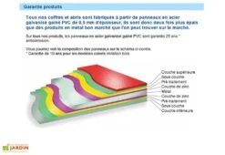 Coffre De Rangement Métal Storeguard Vert (196x89x113) -Solid || Axi || EXIT TOYS Soldes Boutique coffre rangement metal trim 1