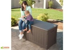 Lifetime Coffre De Rangement Polyéthylène 439L (128x64x67) -Solid || Axi || EXIT TOYS Soldes Boutique coffre rangement resine lifetime 2