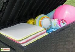 Keter Coffre De Rangement En Résine Tressée Tropic 302L -Solid || Axi || EXIT TOYS Soldes Boutique coffre rangement resine tropic 302l 4