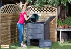 Garantia Composteur Imitation Bois Recyclé Thermo Wood