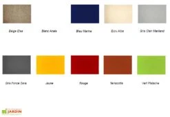 Hevea Salon De Jardin En Aluminium Anastacia Blanc + Coussins Gris Marinland -Solid || Axi || EXIT TOYS Soldes Boutique couleurs coussins hevea tissu dralon 21