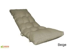 Coussin Pour Bain De Soleil En Polyester Et Coton -Solid || Axi || EXIT TOYS Soldes Boutique coussin bain de soleil beige