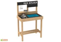 Cuisine En Bois : évier, Plaque De Cuisson Et étagère – TP Little Cook