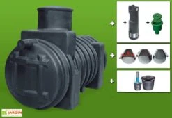 Cuve Recuperateur Eau Ready 1000 L -Solid || Axi || EXIT TOYS Soldes Boutique cuve greenlife 1