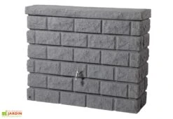 Garantia Cuve Récupération D'Eau Pluie Murale Rocky 400L -Solid || Axi || EXIT TOYS Soldes Boutique cuve murale 400 l grise