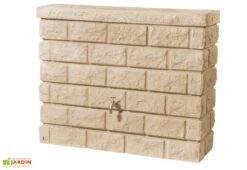 Garantia Cuve Récupération D'Eau Pluie Murale Rocky 400L -Solid || Axi || EXIT TOYS Soldes Boutique cuve murale 400 l sable