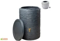 Garantia Récupérateur D'eau De Pluie Avec Collecteur Et Robinet - Arondo -Solid || Axi || EXIT TOYS Soldes Boutique cuve recuperation eau pluie arondo 250 l 1