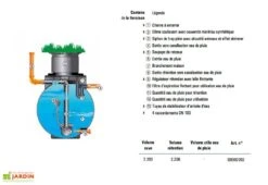 Cuve Rétention D'Eau De Pluie 2200 L -Solid || Axi || EXIT TOYS Soldes Boutique cuve retention eau pluie